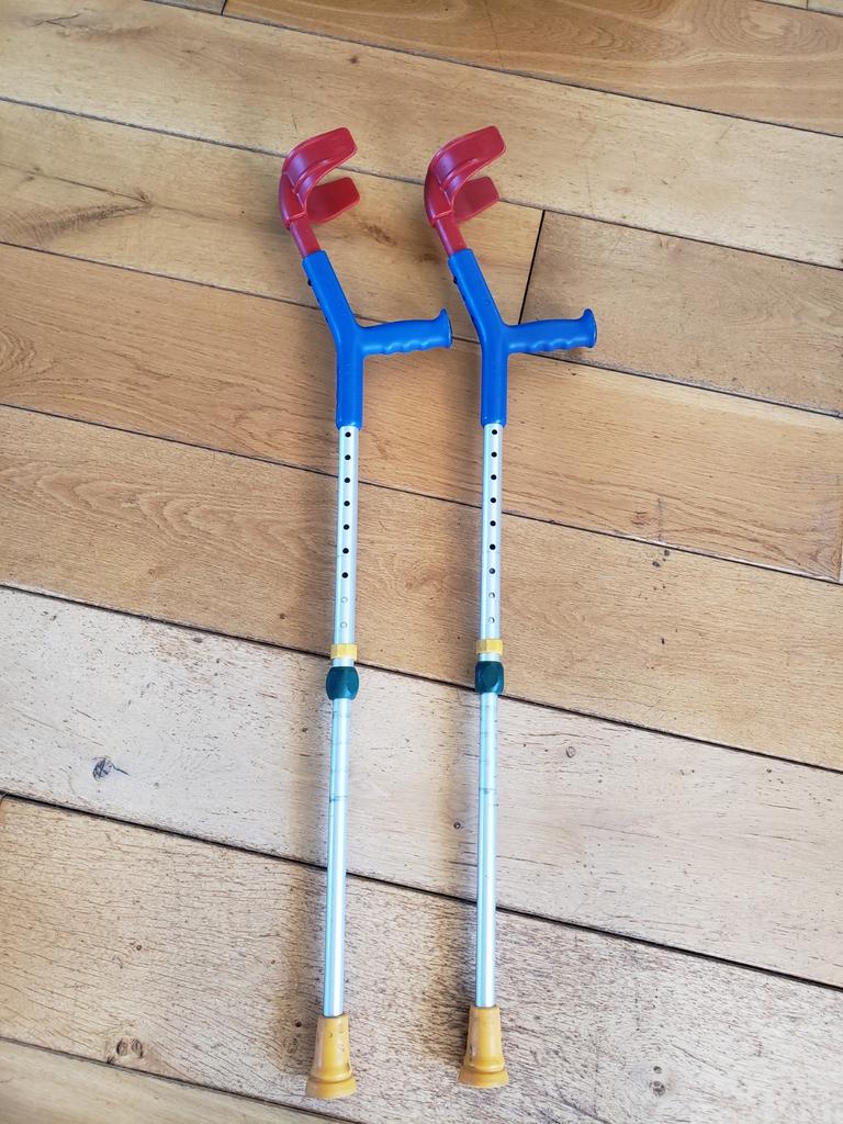 Krukken voor kind, Diversen, Loopkrukken, Ophalen, In hoogte verstelbaar, Gebruikt