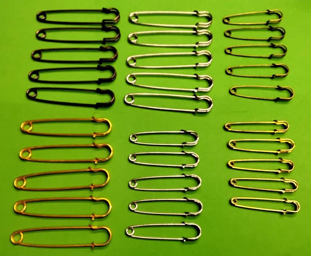 Schotse Kilt Spelden/Broche Brons/Koper/Zilver Kleurig, Verzenden, Gebruikt