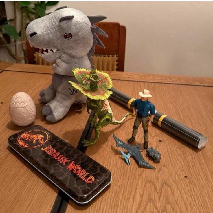 Jurassic Park vintage + modern, Verzamelen, Ophalen of Verzenden, Gebruikt, Film, Beeldje, Replica of Model