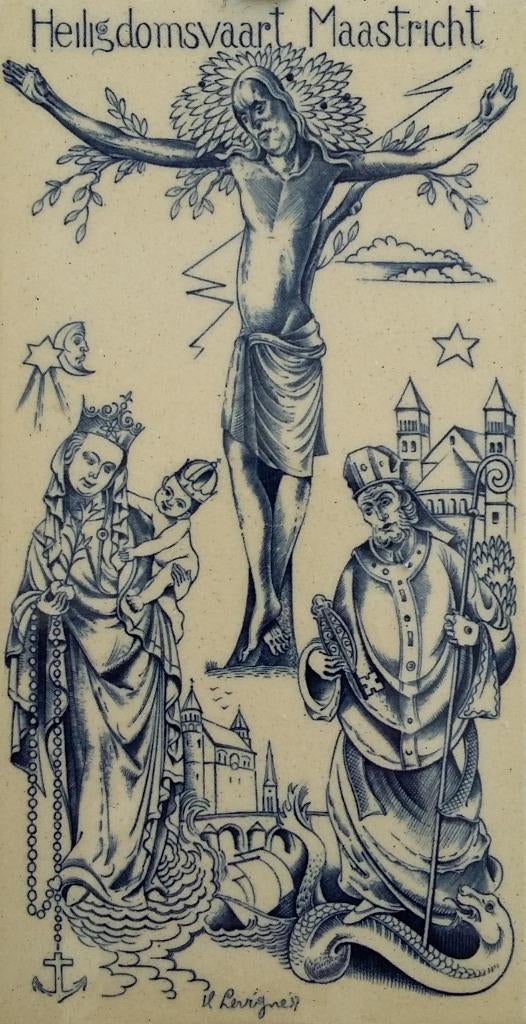 1937 Heiligdomsvaart Maastricht Sphinx Sterre Zee Servatius, Ophalen of Verzenden