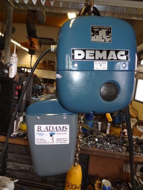 Demag kettingtakel PK5N 500 kg kraannr.2, Ophalen, Zo goed als nieuw, Elektrisch