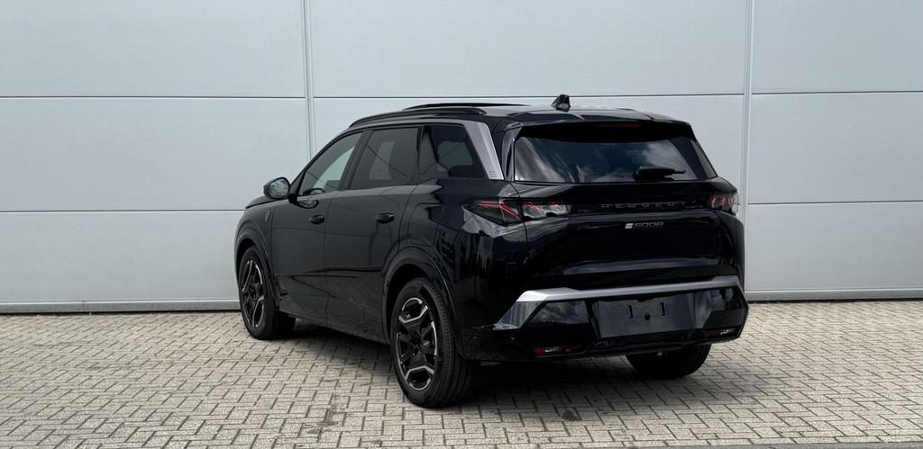 Peugeot e-5008 GT Avantage 73 kWh | Stoelmassage | 360 camer, Auto's, Peugeot, 12 maanden, 213 pk, 7 stoelen, Zwart