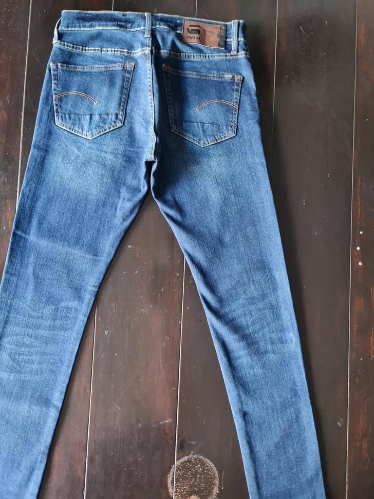 ZGAN G STAR RAW 3301 SLIM STRETCH TAPERED JEANS SIZE 31/34!!, Kleding | Heren, G-Star Raw, Blauw, W32 (confectie 46) of kleiner