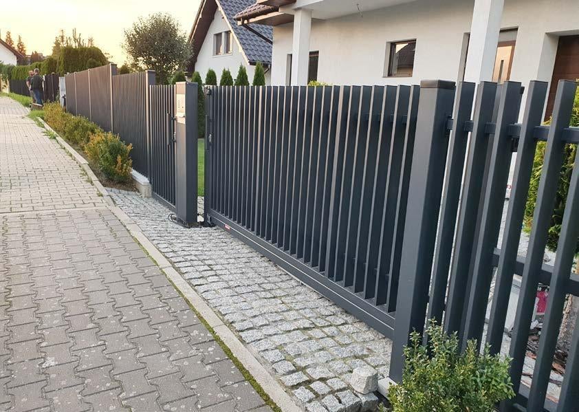 Direct leverbaar: Inrijpoort model Verticale 400x180cm Nieuw, Met poort, Overige typen, Nieuw, Ophalen of Verzenden