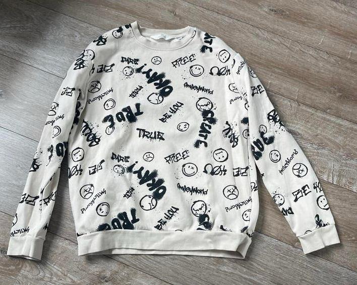 Stoere trui met print voor kinderen - H&M maat 170, Ophalen of Verzenden, Gebruikt, Jongen of Meisje