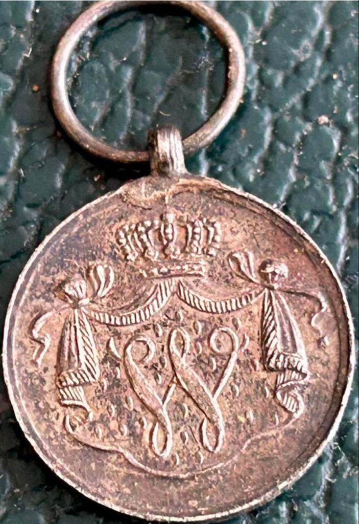 Nederland Onderscheidingsteken 1825 Langdurige Dienst Brons, Ophalen of Verzenden, Brons, Nederland