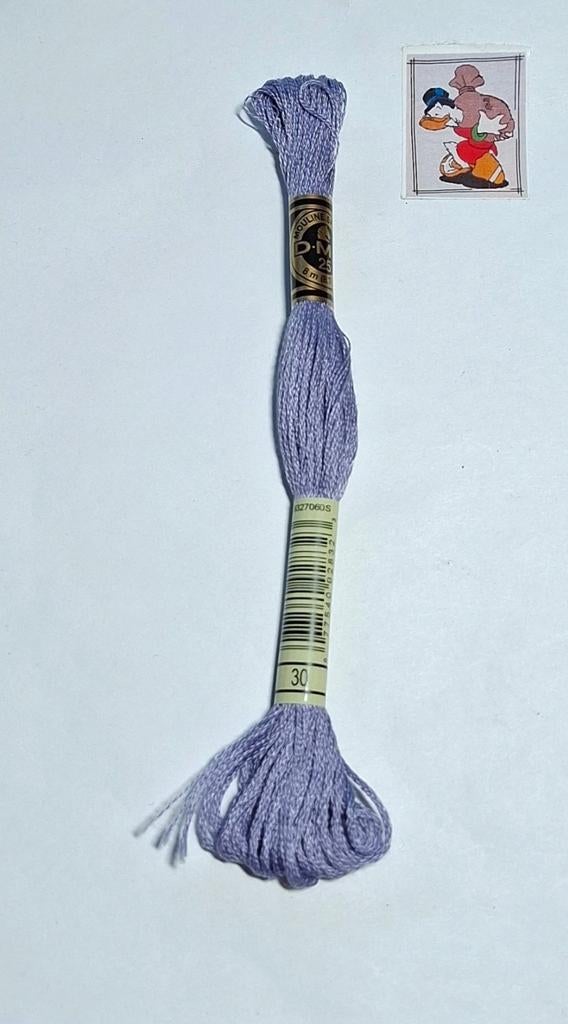 DMC mouline, lila 30, Mulhouse, France, Ophalen of Verzenden, Borduurgaren of Zijde, DMC