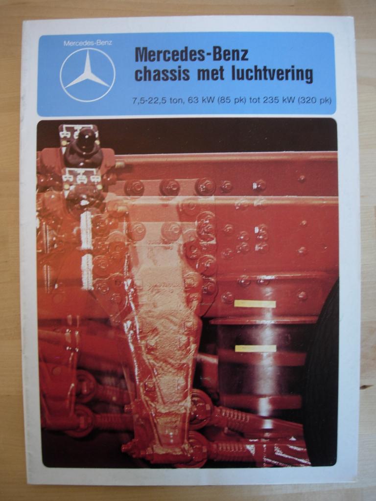 Mercedes Luchtvering Brochure 1979 LPLS 709 t/m 2232 LS, Zo goed als nieuw, Mercedes-Benz, Mercedes, Ophalen of Verzenden