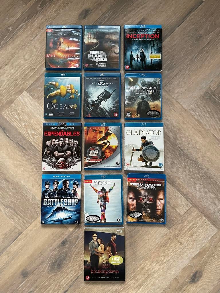 Verzameling Blu-rays, Ophalen, Gebruikt, Actie, Boxset