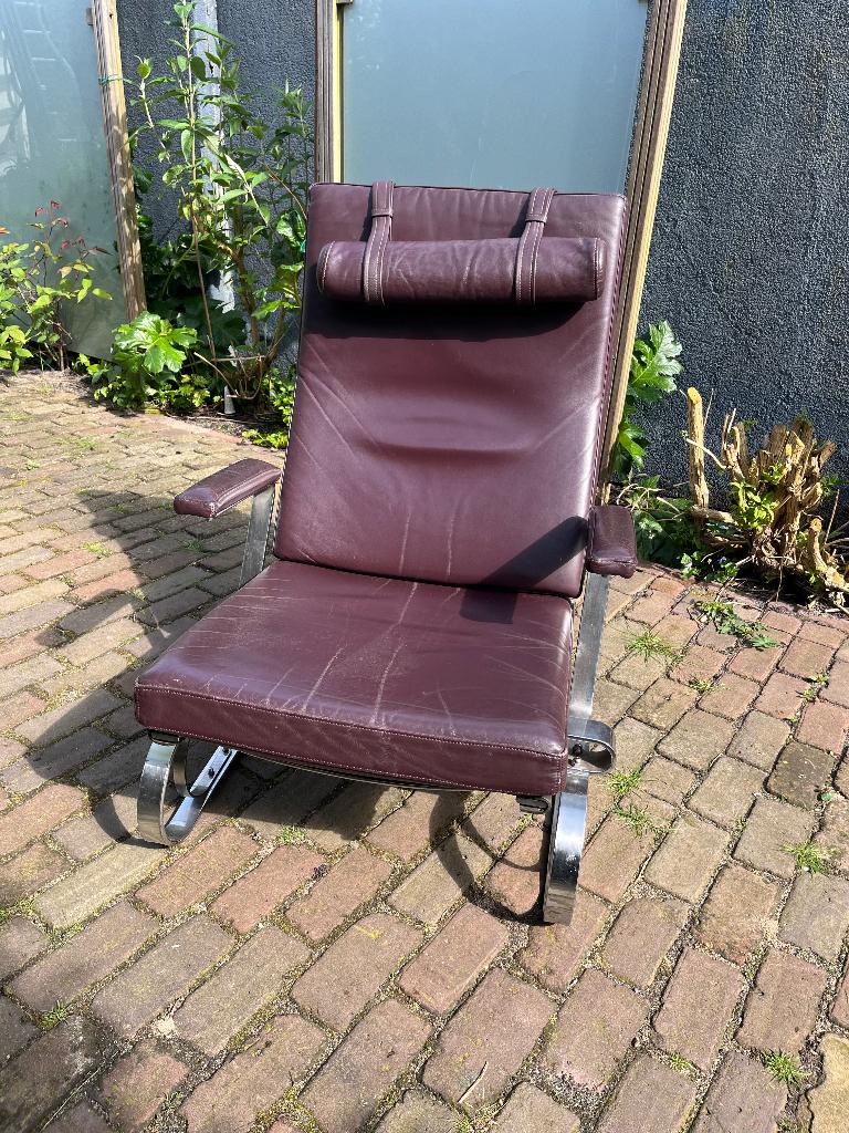 COR Kjaerholm stijl Danish Design Deens Brutalisme Vintage, Huis en Inrichting, Fauteuils, Ophalen, Minder dan 50 cm, Gebruikt