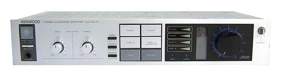 Kenwood stereo versterker, Overige merken, Gebruikt, Ophalen of Verzenden, 60 tot 120 watt