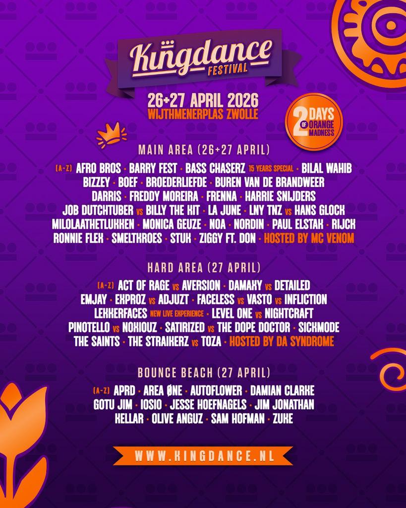 KINGDANCE 27 April, Eén persoon