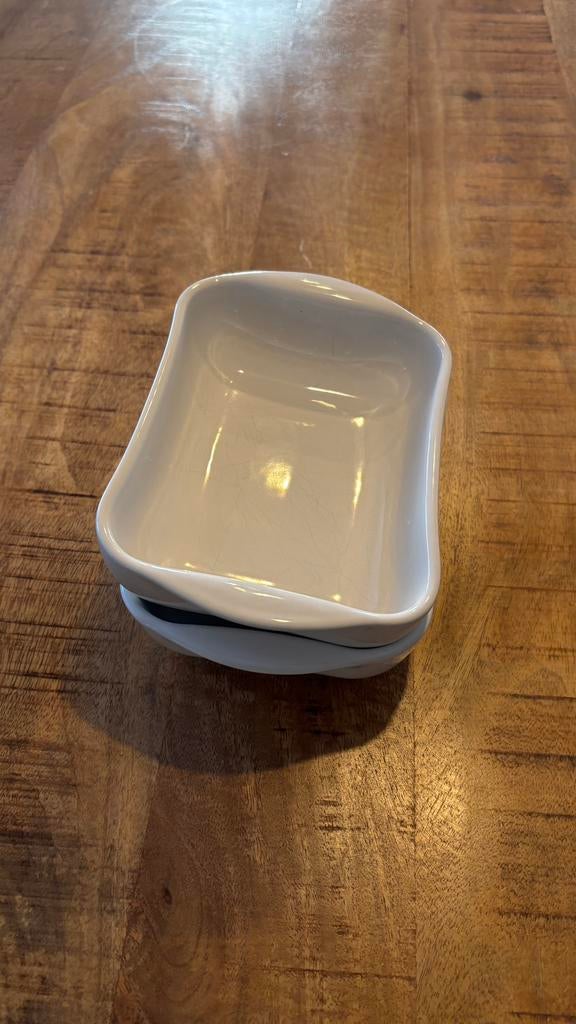 Twee Vivo overschaaltjes, Ophalen of Verzenden, Gebruikt, Overige materialen