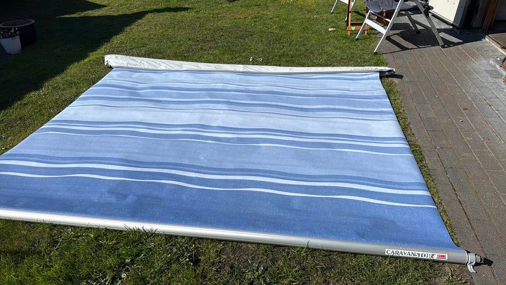 Fiamma caravanstore zakluifel 280 ocean bleu, Ophalen, Gebruikt