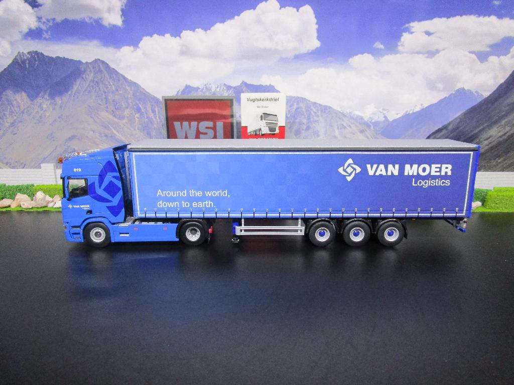Wsi 01-3834 Van Moer Logistics , Scania R Highline CR20H, Ophalen, Nieuw, Bus of Vrachtwagen, Wsi