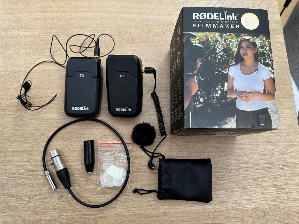 Rode filmmaker draadloze microfoon set, Ophalen of Verzenden, Zo goed als nieuw, Overige typen, Draadloos