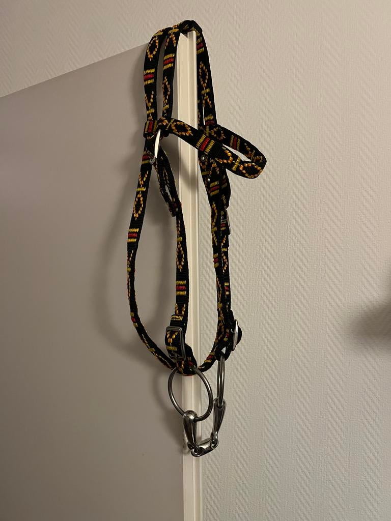 Navajo Hoofdstel Nylon Zwart Mt W Full IZGS, Ophalen of Verzenden, Zo goed als nieuw, Overige soorten