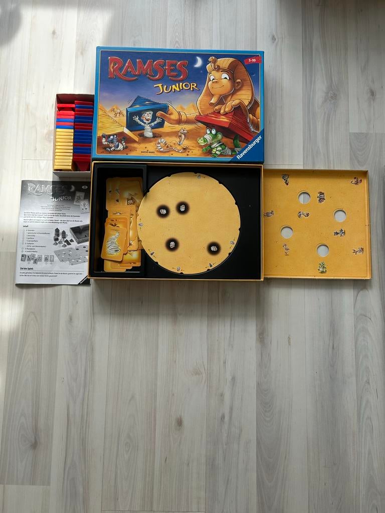 Ramses Junior Bordspel - Ravensburger, Hobby en Vrije tijd, Gezelschapsspellen | Bordspellen, Een of twee spelers, Ophalen of Verzenden
