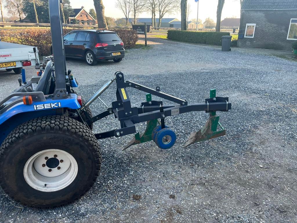 Mini trekker plus toebehoren, Tuin en Terras, Grasmaaiers, Ophalen of Verzenden, Zo goed als nieuw, 50 cm of meer