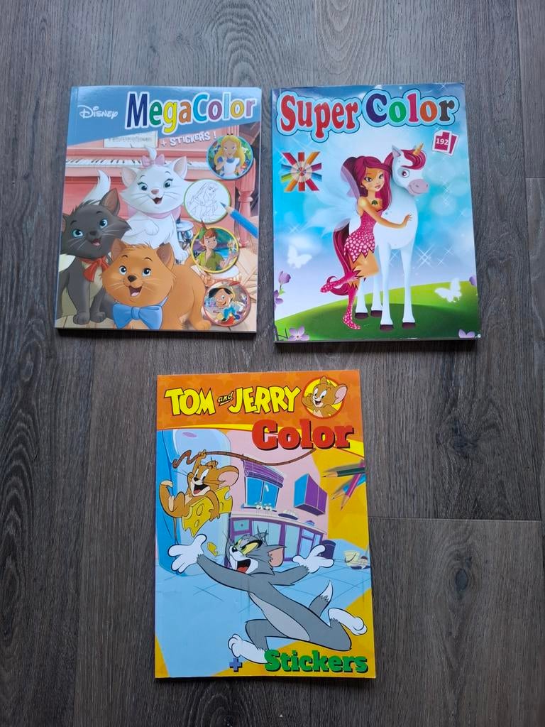 Kleurboeken o.a Tom and Jerry, Ophalen of Verzenden, Zo goed als nieuw, Boek of Gids