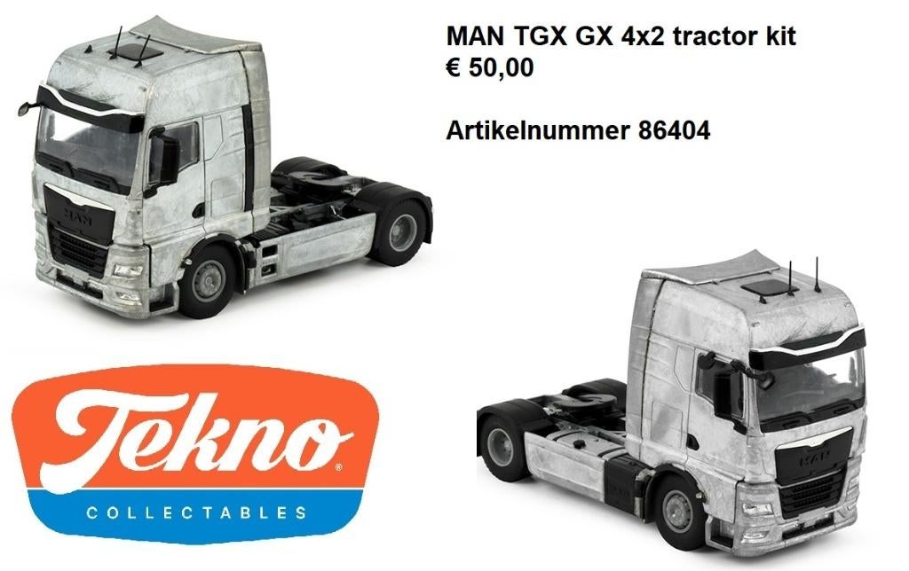 tekno kit man tgx gx 86404, Ophalen of Verzenden, Nieuw, Bus of Vrachtwagen, Tekno