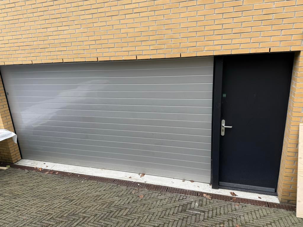 Overheaddeur Garagedeur 428cm breed - 211cm hoog, Ophalen, Gebruikt, 120 cm of meer, Garagedeur