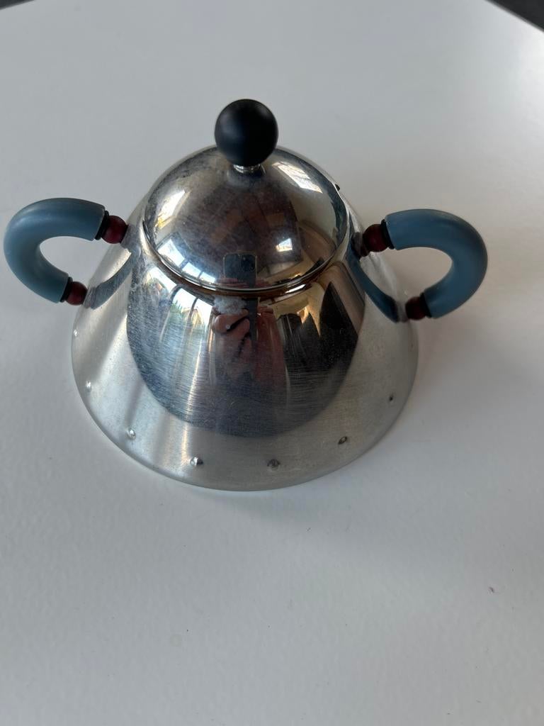 Alessi suikerpotje (Michael Graves), Overige materialen, Gebruikt, Overige typen, Ophalen of Verzenden