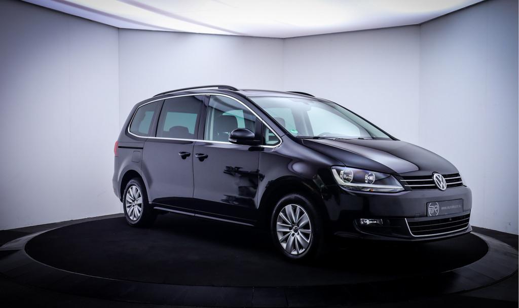 Volkswagen Sharan 1.4TSI Dsg 7Pers COMFORTLINE NAVI | CLIMA, Stof, Gebruikt, Zwart, 4 cilinders