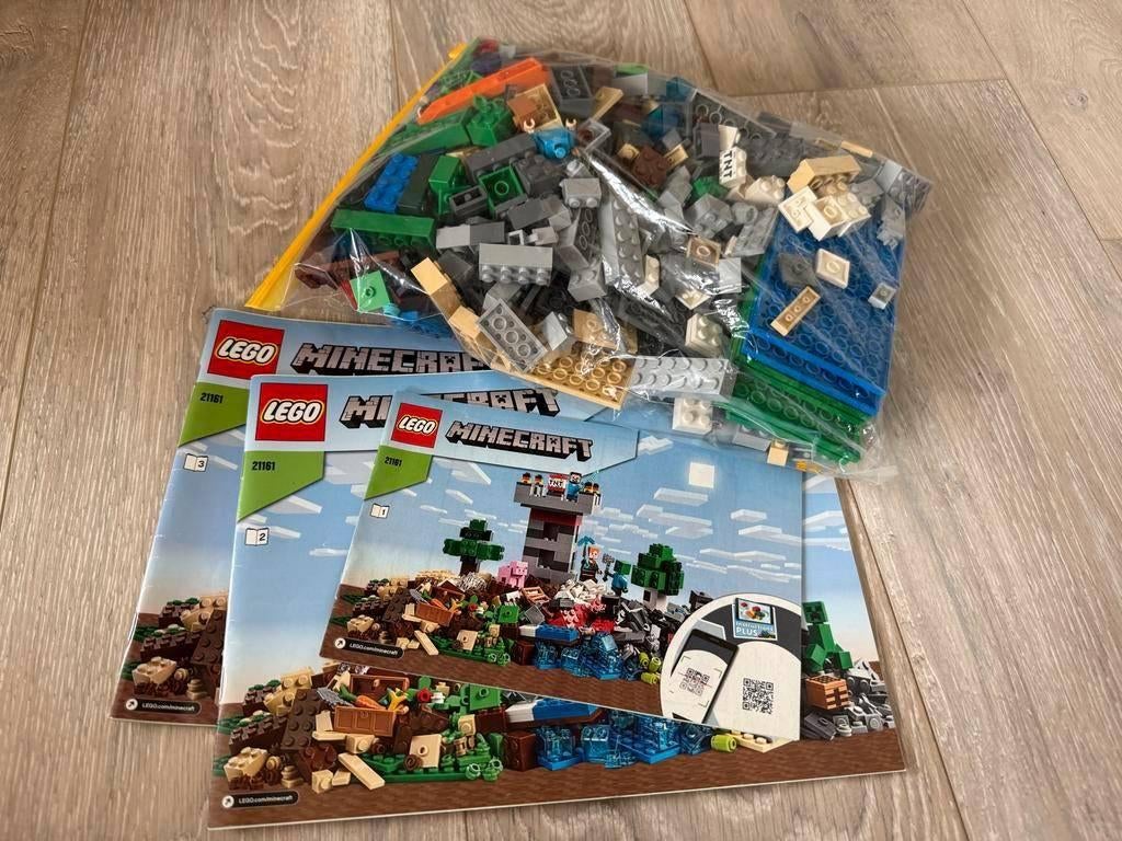 LEGO Minecraft 21161 De Knutselbox 3.0, Kinderen en Baby's, Speelgoed | Duplo en Lego, Ophalen of Verzenden, Gebruikt