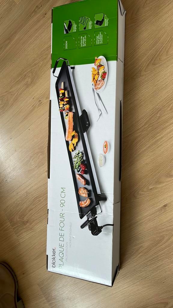 Bakplaat voor op tafel 90 cm, Ophalen, Nieuw, Tafelgrill