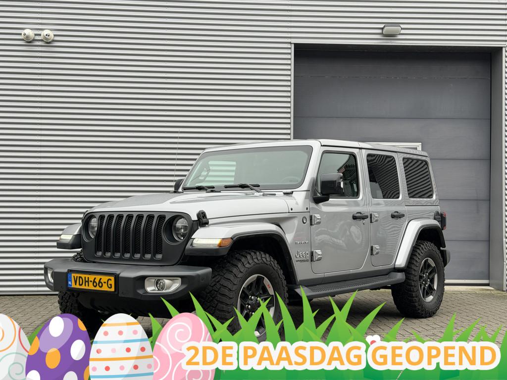 Jeep Wrangler 2.2D Sahara I Aut. I Grijs Kenteken I 11000 Km, Auto's, Gebruikt, Euro 6, 4 cilinders, Origineel Nederlands