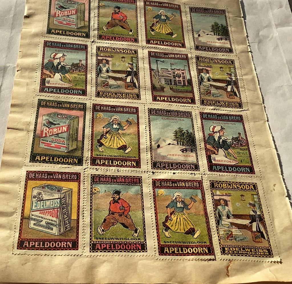 Apeldoorn Leeuwarden Sluitzegels, Verzamelen, Merken en Reclamevoorwerpen, Ophalen of Verzenden, Gebruikt, Overige typen