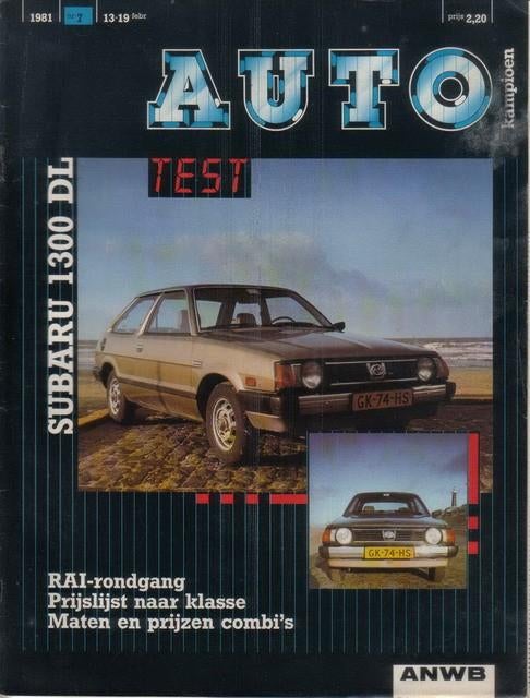 Autokampioen 7 1981 : Alfa Romeo Alfetta - Subaru Leone DL, Ophalen of Verzenden, Gelezen, Algemeen