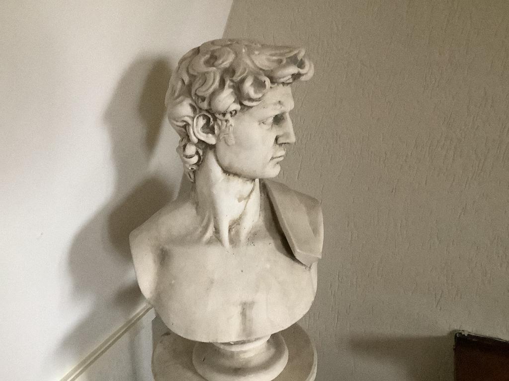 Tuinbeeld, Tuin en Terras, Tuinbeelden, Ophalen, Zo goed als nieuw, Steen, Mensenbeeld