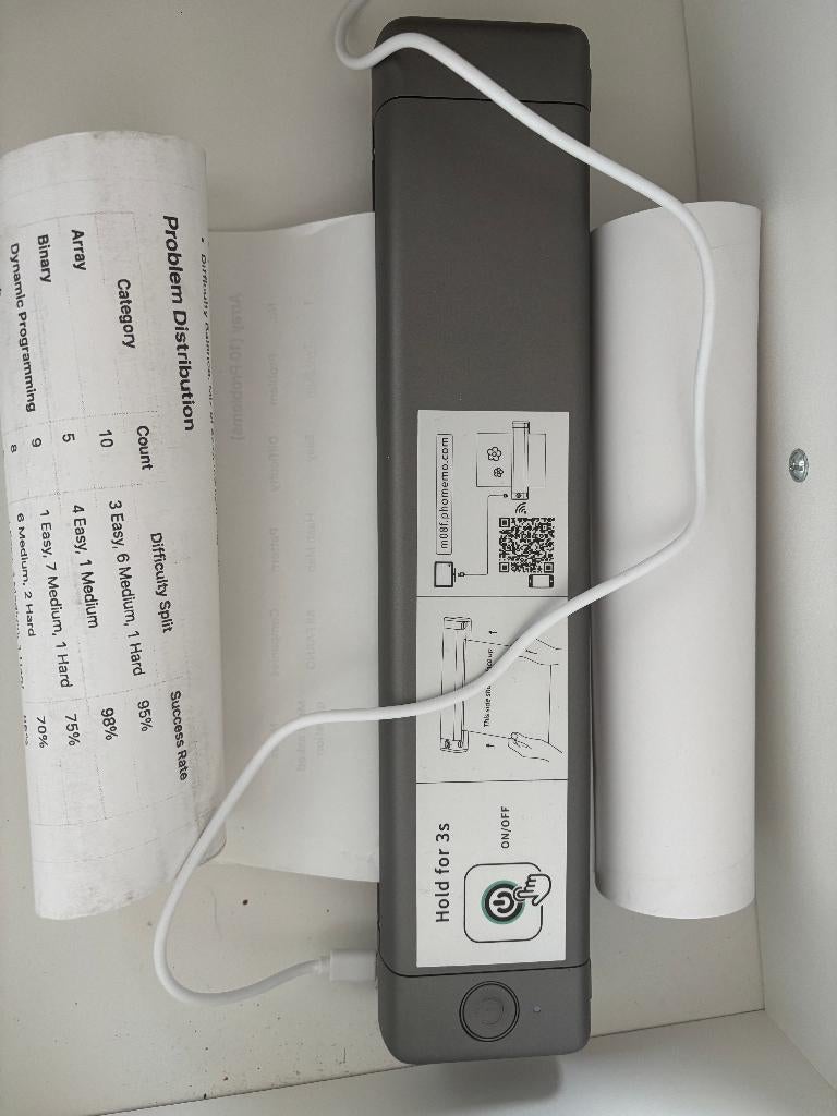 Phomemo M08F A4 Portable Thermal Printer, Computers en Software, Printers, Ophalen, Zwart-en-wit printen, Draadloos