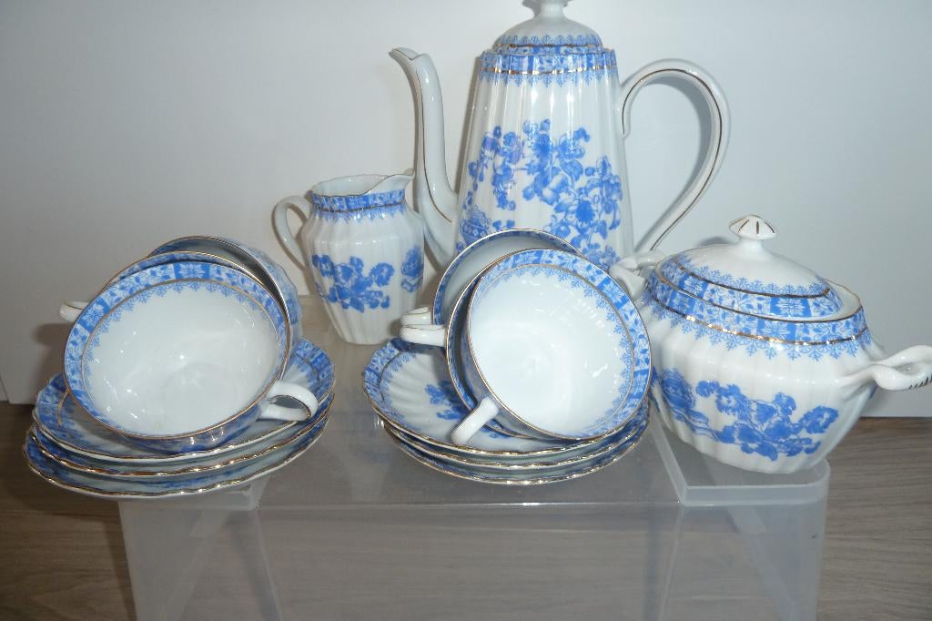 Seltmann Weiden theeservies China Blau, Ophalen of Verzenden