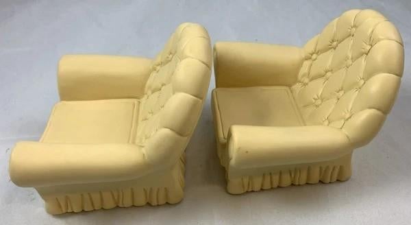 Pedigree Sindy 44517 Fauteuils Beige Poppenmeubels Vintage, Coolsingel 104, 3011 AG Rotterdam, Netherlands, Verzenden, Overige typen