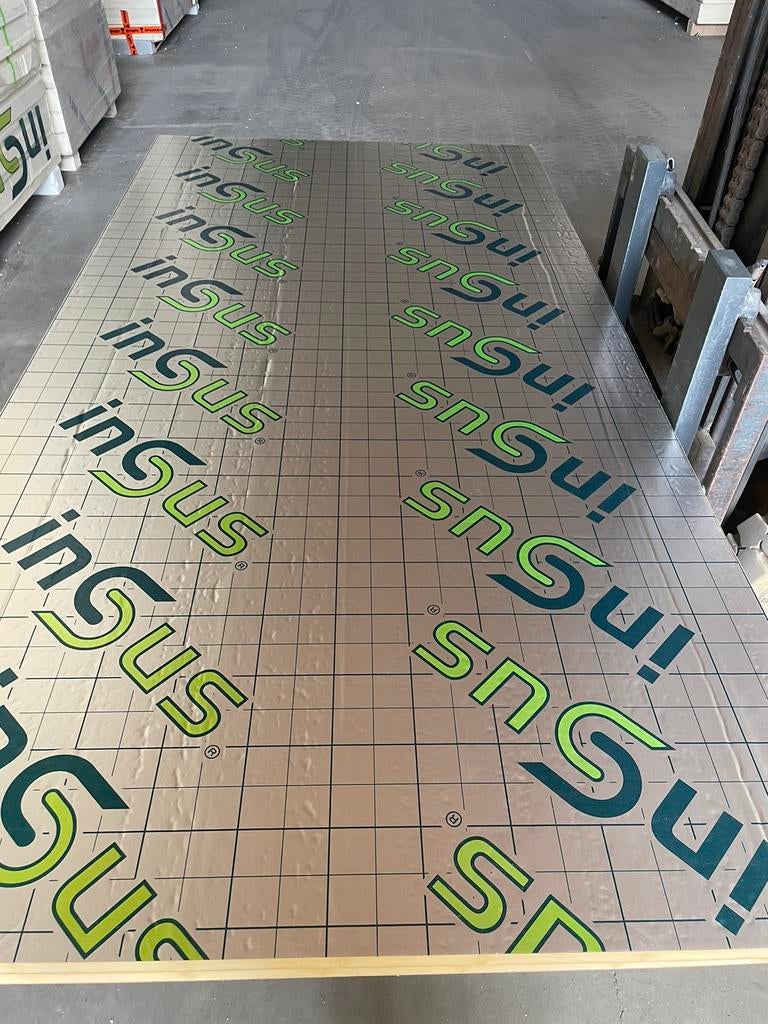 Te koop zeer grote partij B keuze pir isolatie 12 cm 120 mm, Ophalen, 12 cm of meer, Zo goed als nieuw, Hardschuim (Pir)