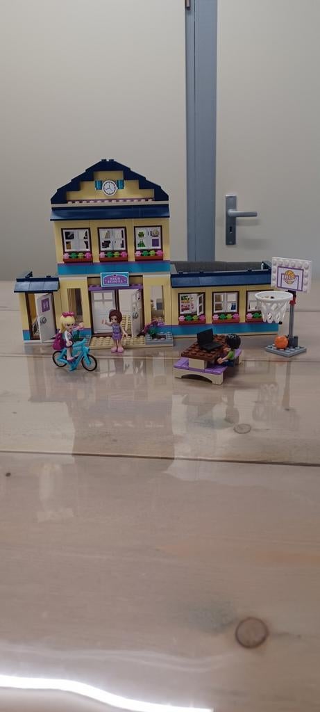 Lego friend heartlake school 41005, Ophalen, Zo goed als nieuw, Complete set, Lego