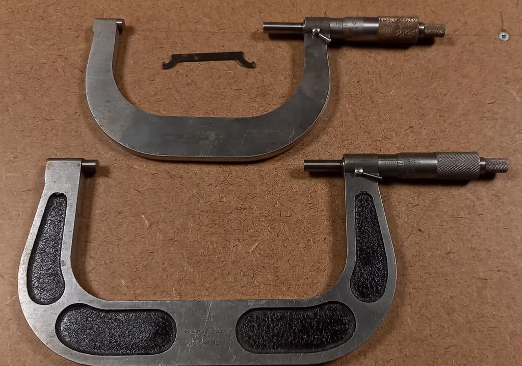 Micrometers - Precisie Meetinstrumenten, Doe-het-zelf en Verbouw, Ophalen of Verzenden, Gebruikt