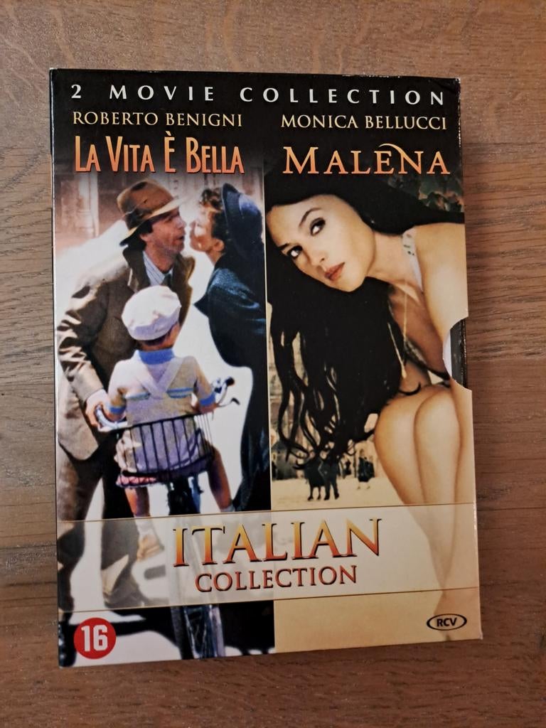 2dvd, La Vita è Bella & Malena , Italian Collection, Vanaf 16 jaar, Ophalen of Verzenden, Zo goed als nieuw, Drama