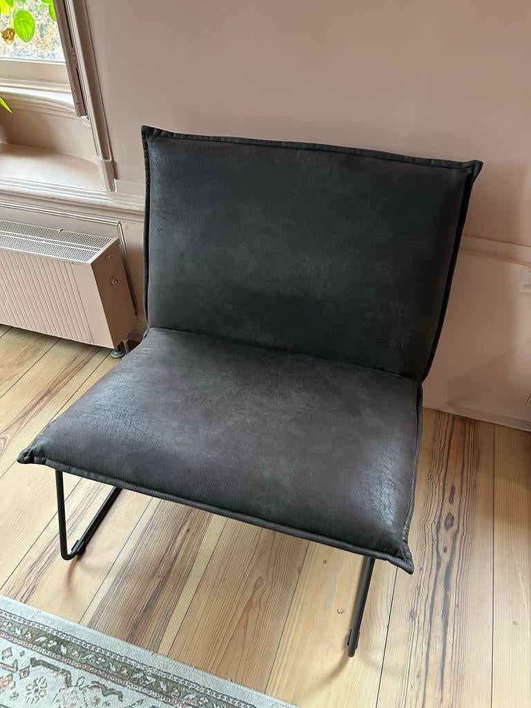 Mooie bruine stoel, Huis en Inrichting, Ophalen, Gebruikt, Bruin, Metaal