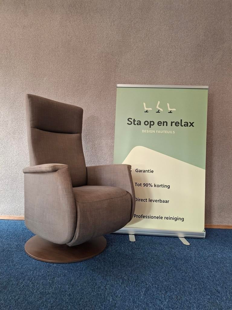 Sta op relax fauteuil Prominent Toscana ZGAN op accu 🔋, Minder dan 75 cm, Hoofdstraat 60 Schijndel, Ophalen of Verzenden, Zo goed als nieuw