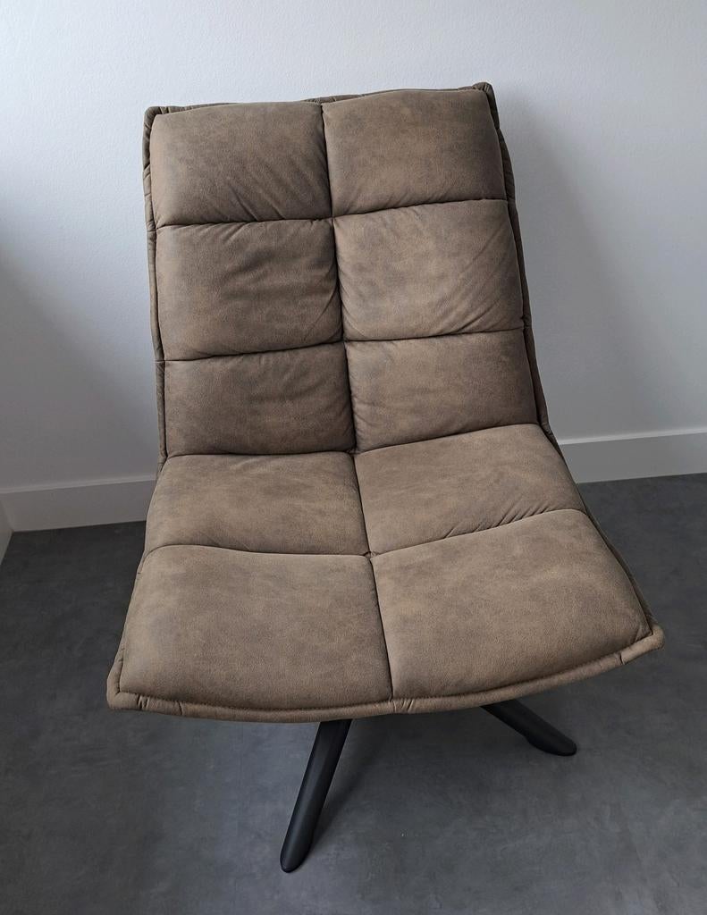 Draaifauteuil leger groen, Ophalen, Zo goed als nieuw, Stof