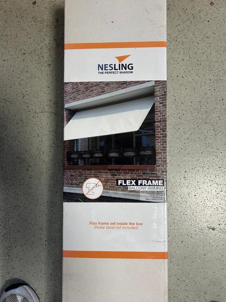 Nesling Balkon zonnescherm, exclusief rolgordijn nr 559, Ophalen, Nieuw