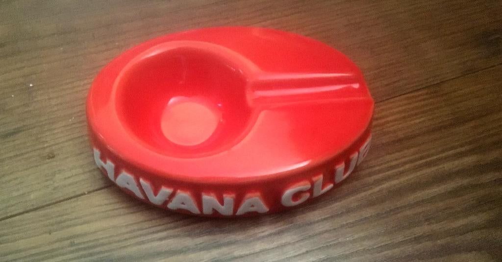 asbak voor sigaren: HAVANA CLUB - excl. design, ca. 13 cm b, Ophalen of Verzenden