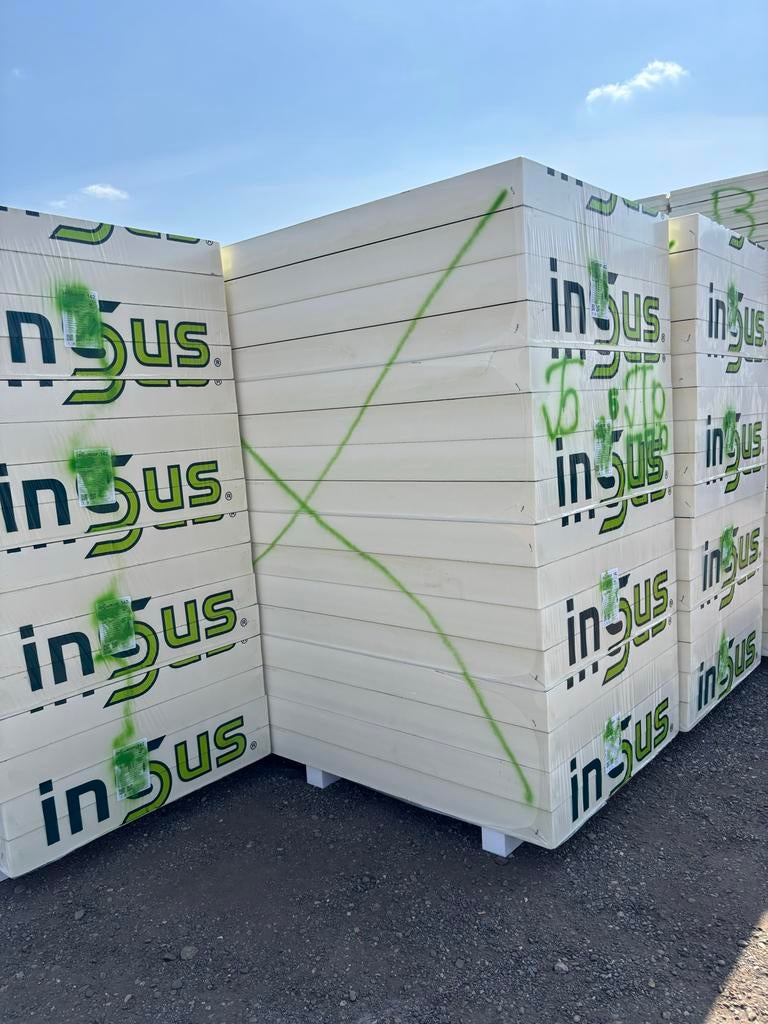 InSus Isolatieplaten - Nieuw, 12 cm of meer, Nieuw, Ophalen of Verzenden, 15 m² of meer