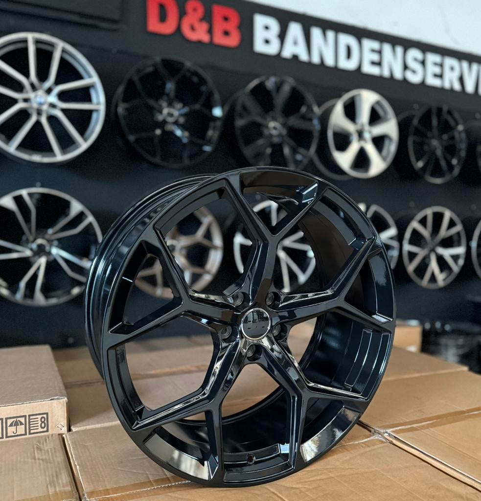 21 22 inch Rs6 look velgen 5x112 Audi a6 a7 q5 q7 q8 e-tron, Auto-onderdelen, Banden en Velgen, Velg(en), Zomerbanden, 21 inch