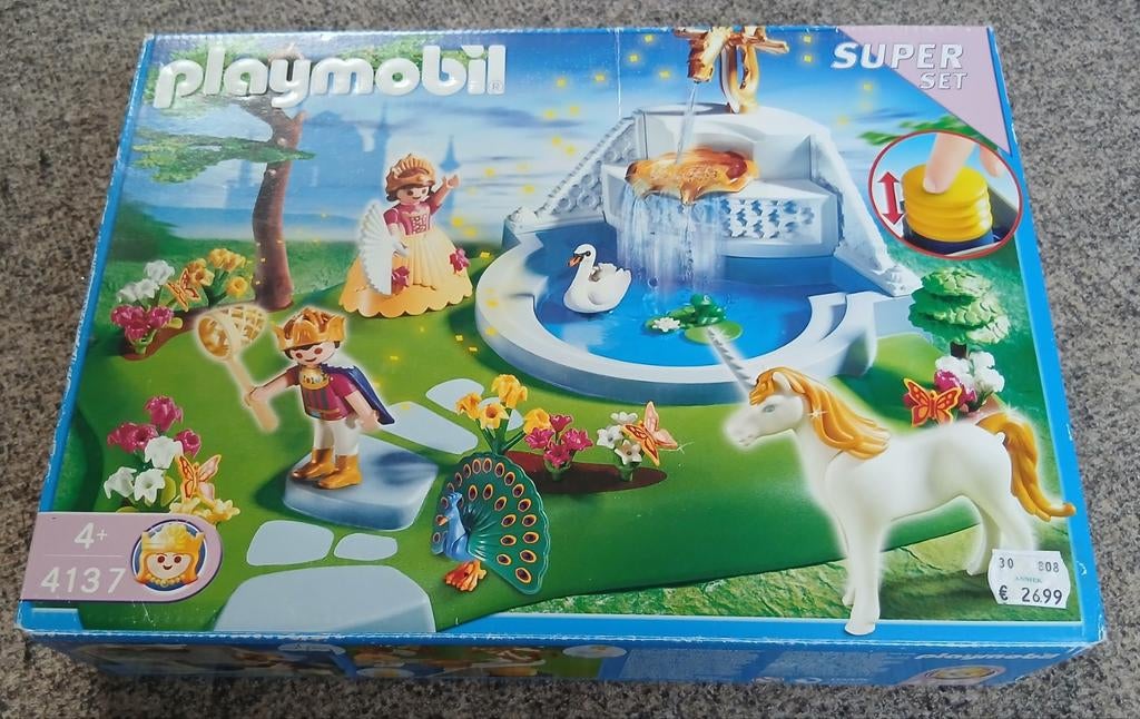 Playmobil Super Set - Eenhoornfontein, Kinderen en Baby's, Speelgoed | Playmobil, Ophalen of Verzenden, Zo goed als nieuw, Complete set