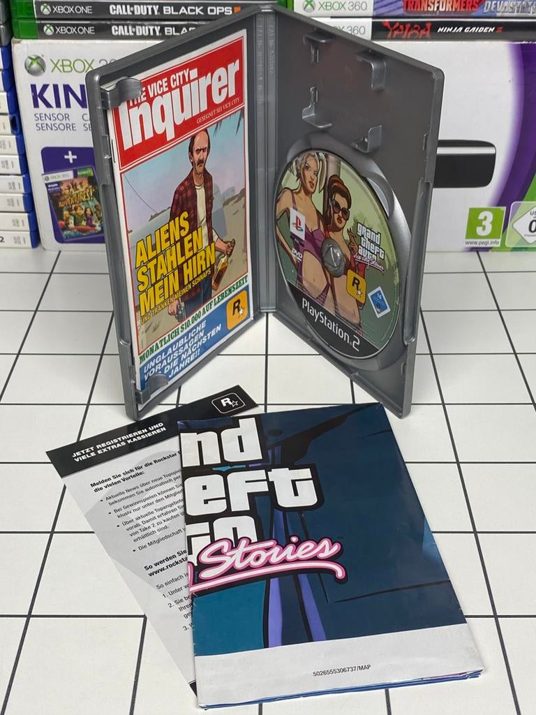 GTA Vice City Stories – PS2 PlayStation 2 Game – Compleet, Avontuur en Actie, Vanaf 18 jaar, Info@rockstargames.com, 1 speler